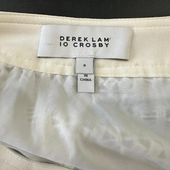 RARE! Derek Lam 10 Crosby Lace Overlay Wrap Skort Shorts - size 8 - Picture 7 of 8